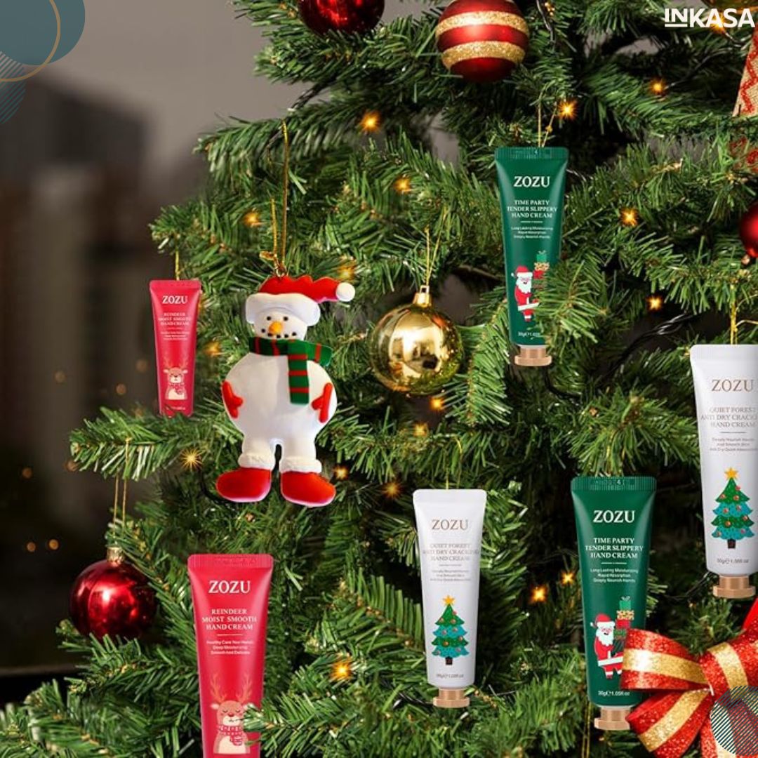 Set regalo de Navidad de crema de manos hidratante x 5 pcs