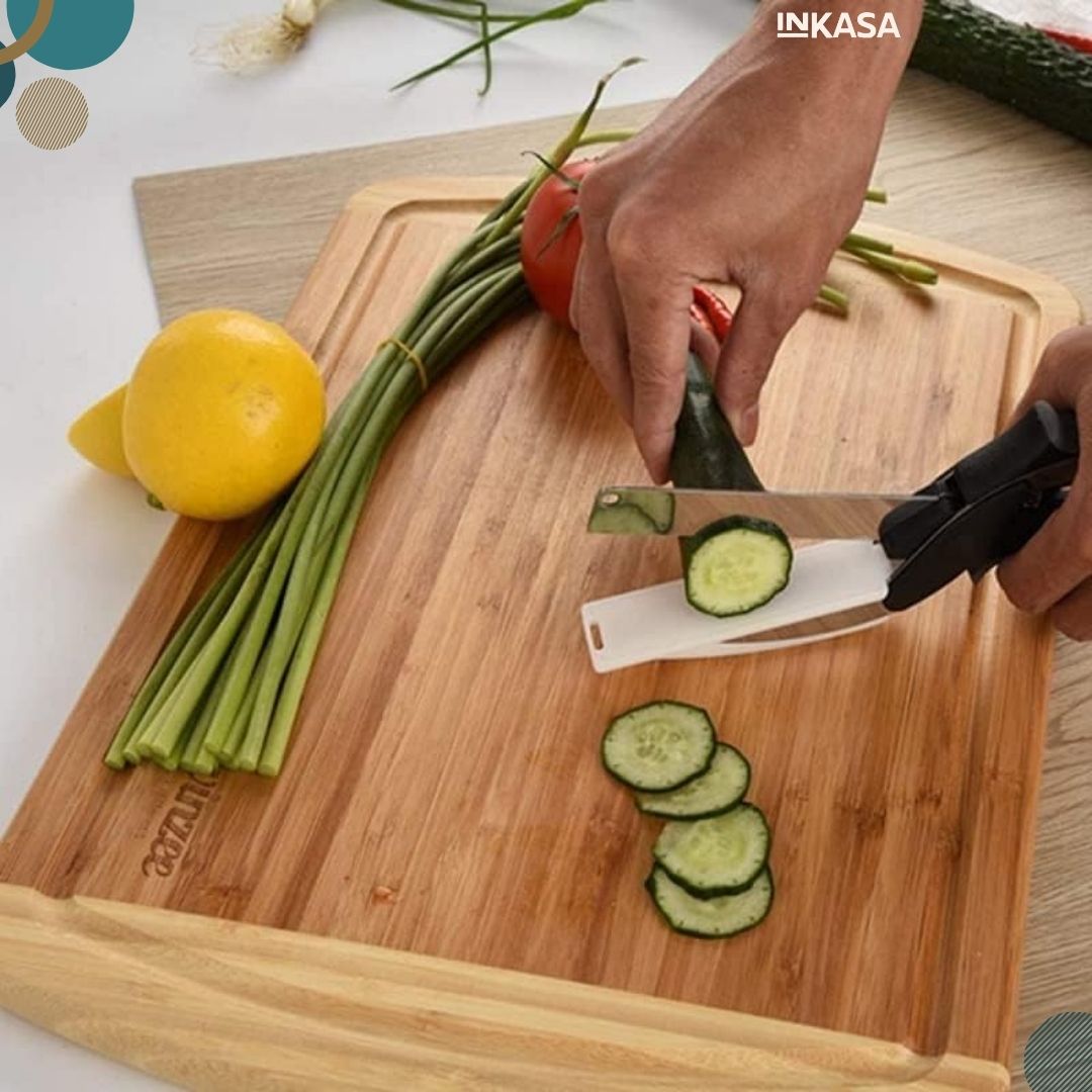 Cortador 2 en 1 cuchillo y tijera
