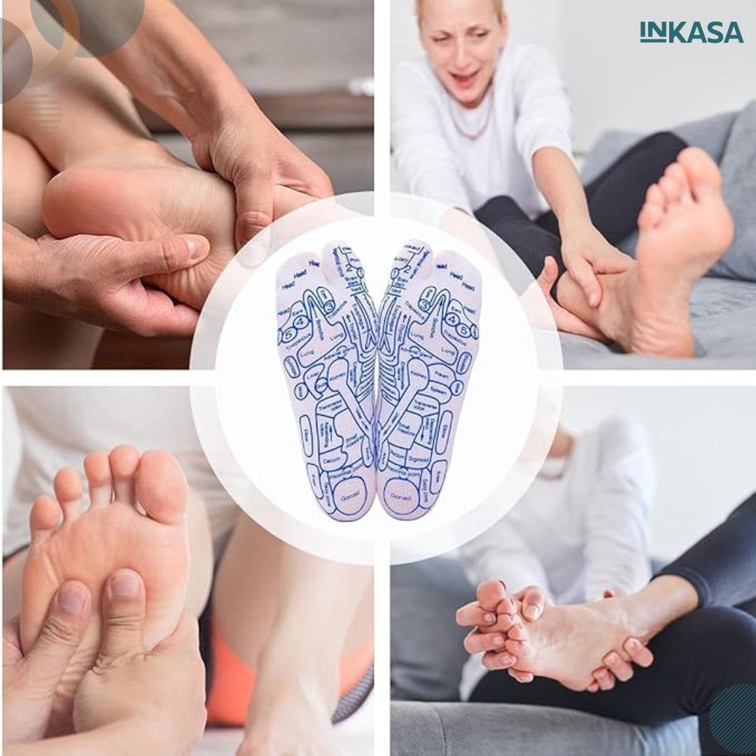 Calcetines de Reflexología con Herramientas de masaje