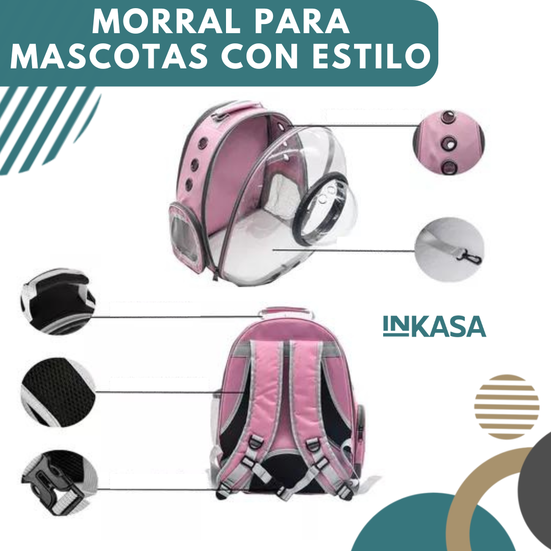 Maleta Morral Mascotas Burbuja