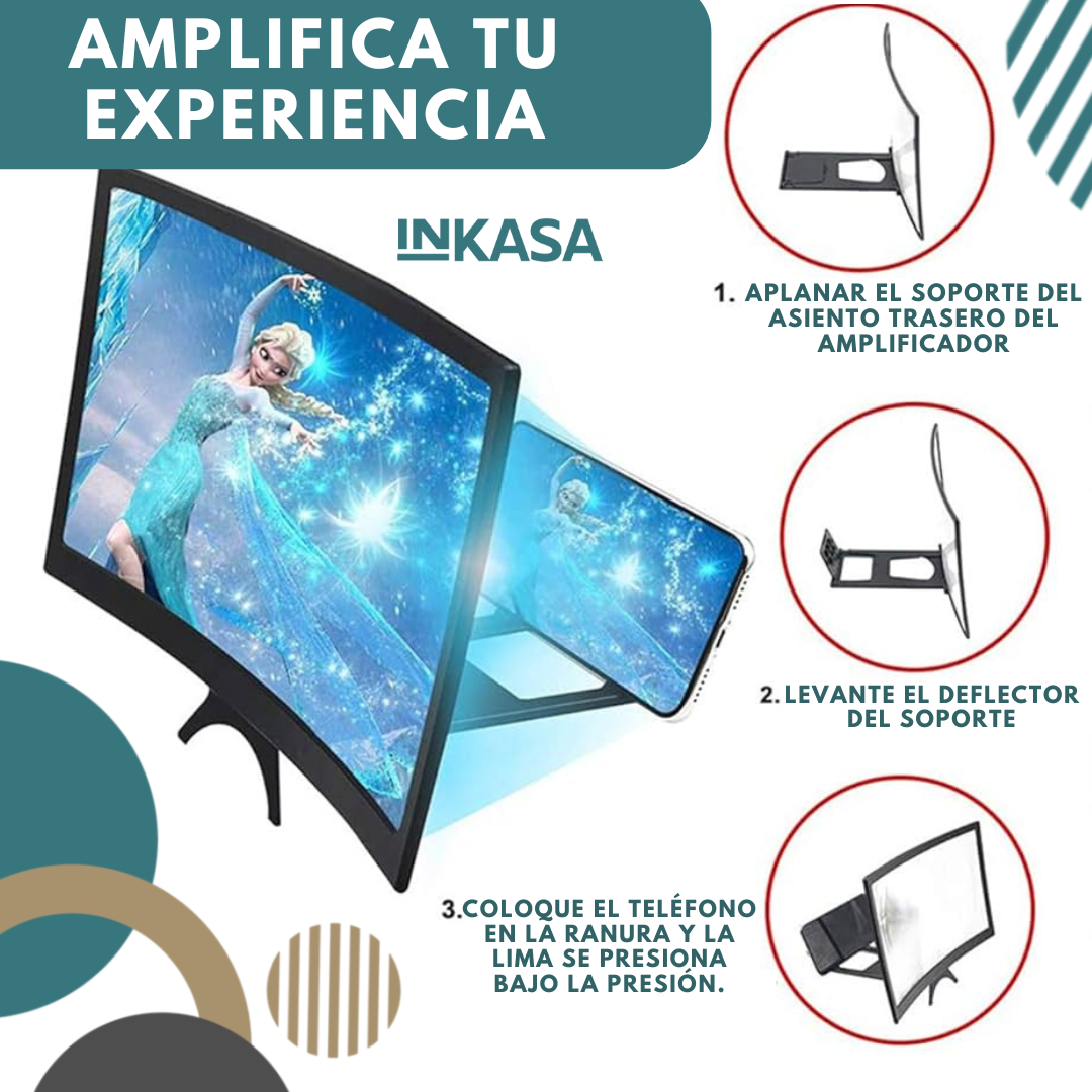 Amplificador De Pantalla Curvo 12