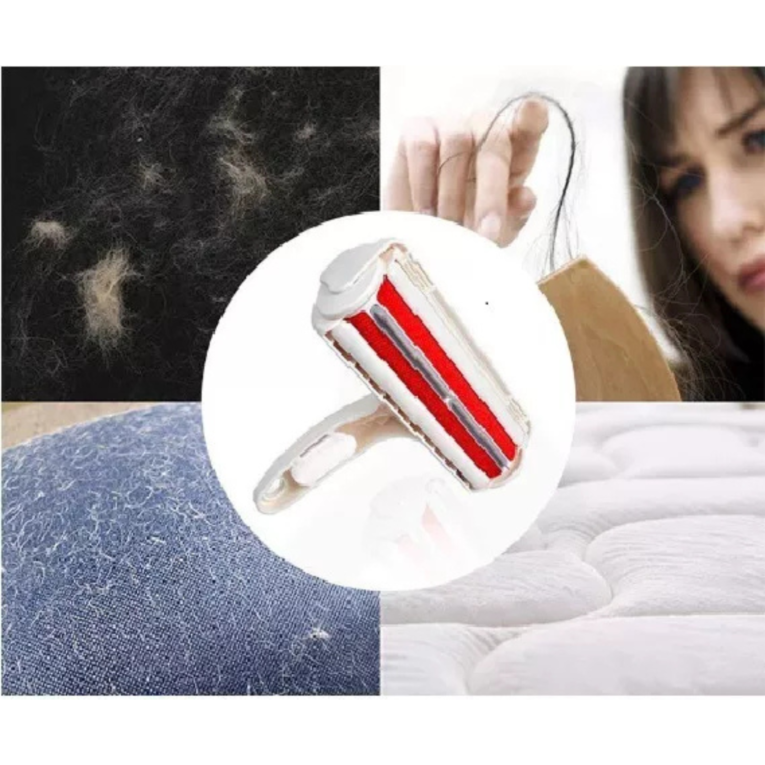 Rodillo Quita Pelusa Pelo Removedor Mascota Alfombra