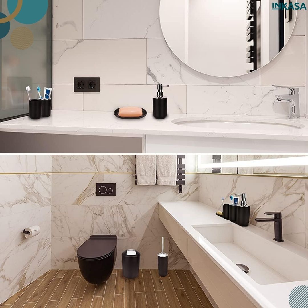 Accesorios para baño x 6 unds