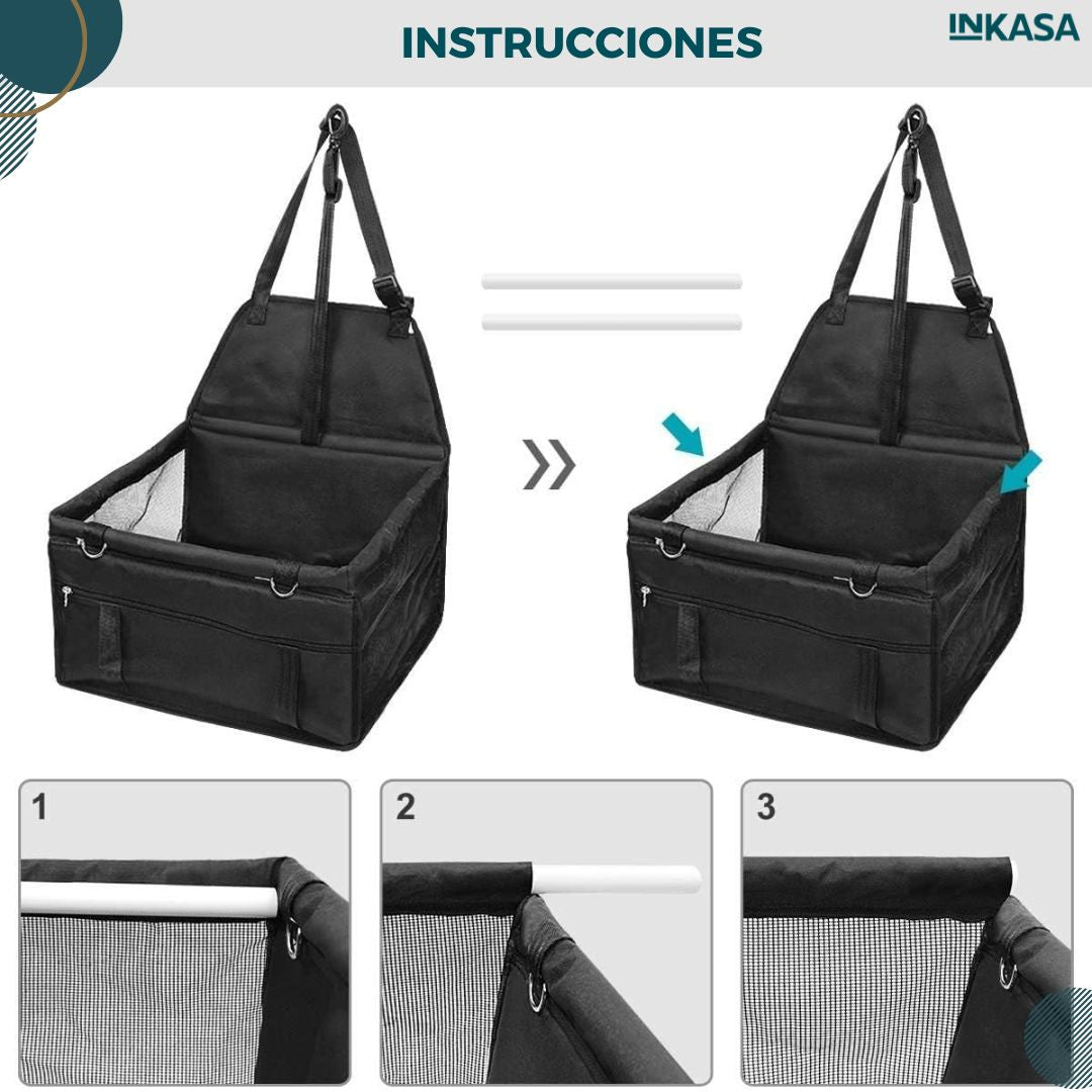 Asiento de seguridad para mascotas