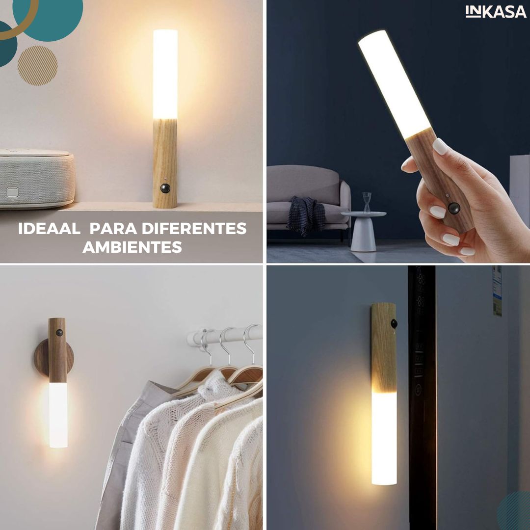Lámpara led recargable con sensor