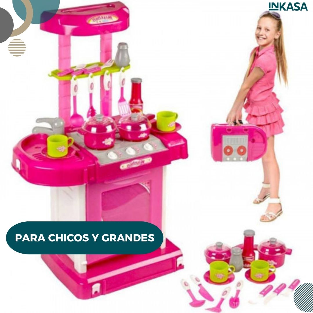 Set de cocina infantil maleta