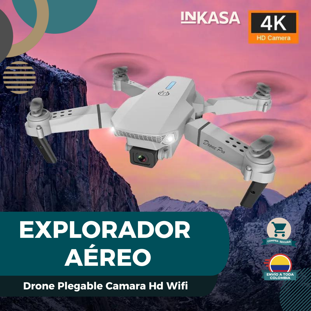 Drone 4k Con Camara Hd Wifi