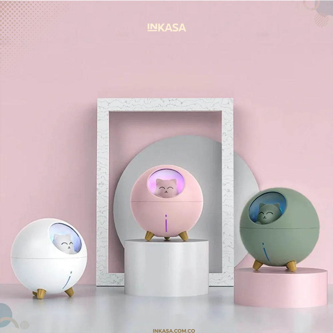 Humidificador bola de gato aromaterapia