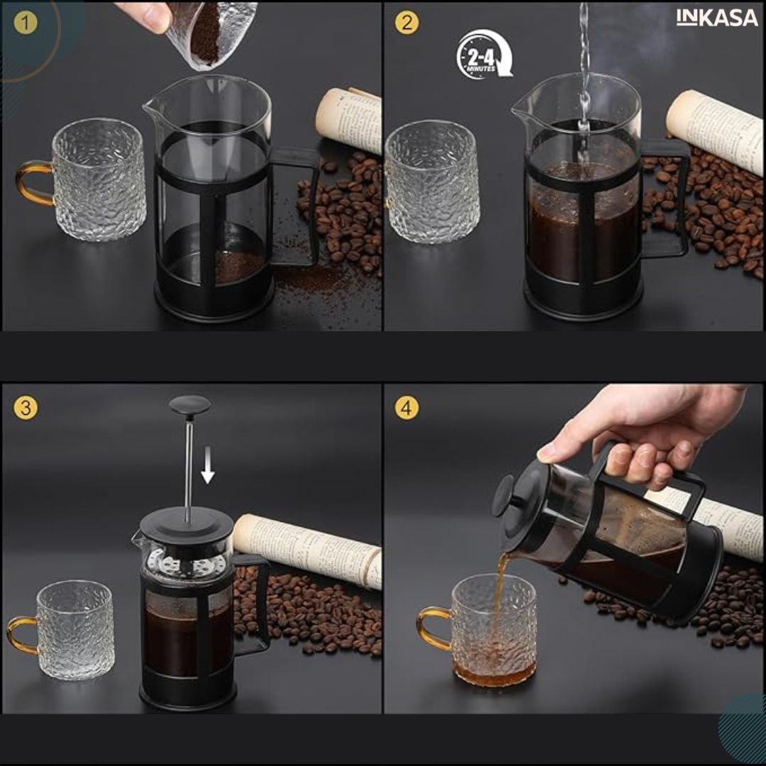Combo cafetero molino + prensa y espumador