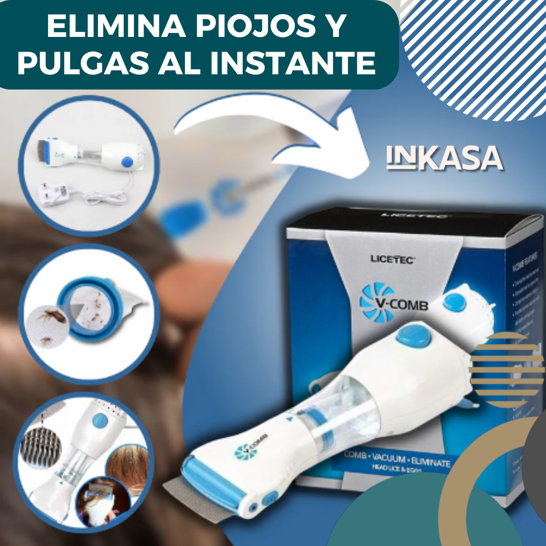 Peine Electrico Quita Pulgas Y Piojos