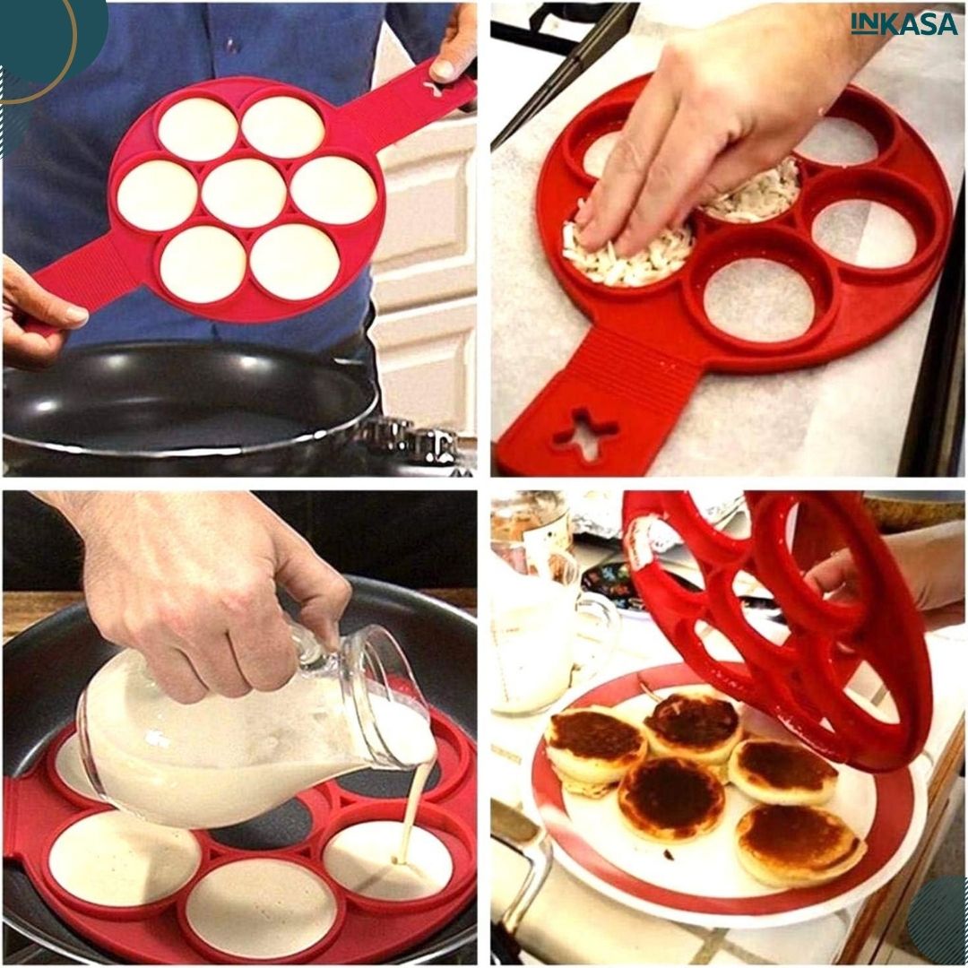 Molde de silicona para pancakes