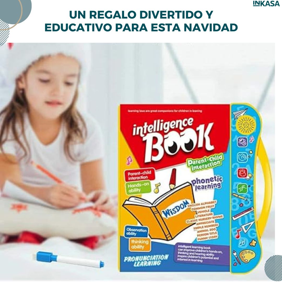 Libro inteligente de inglés para niños