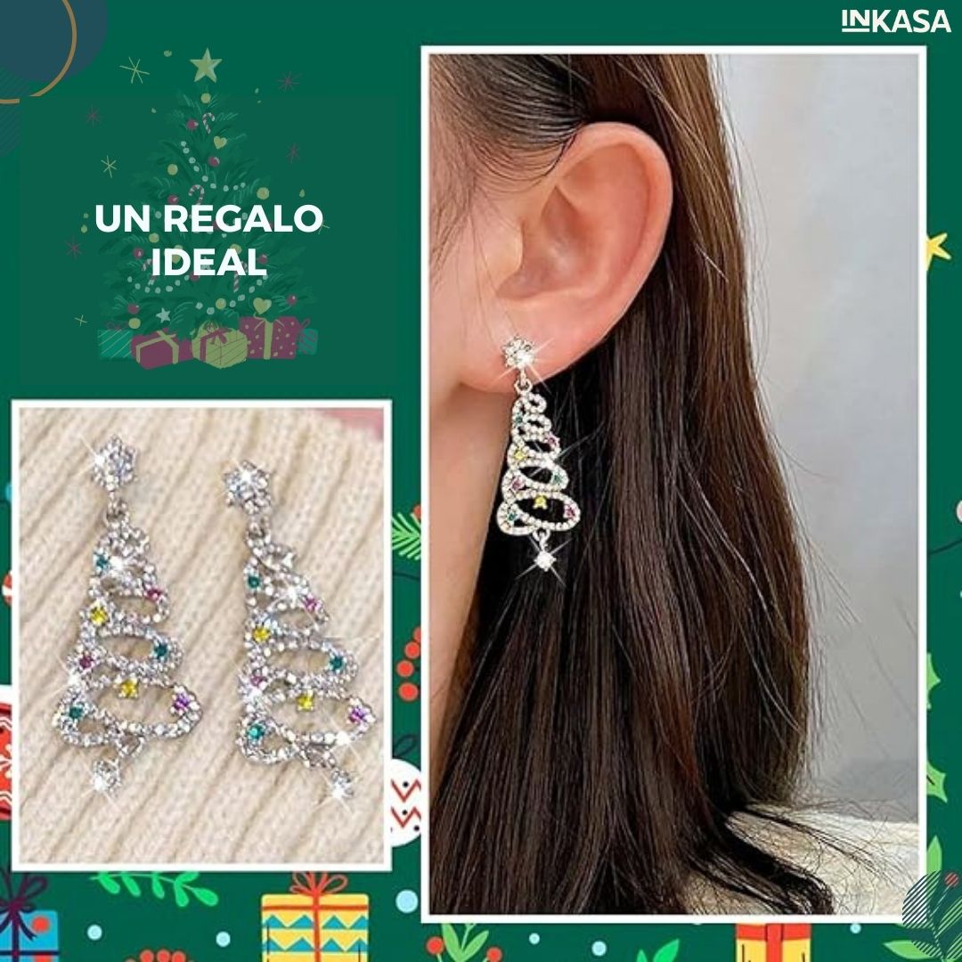 Aretes navideños