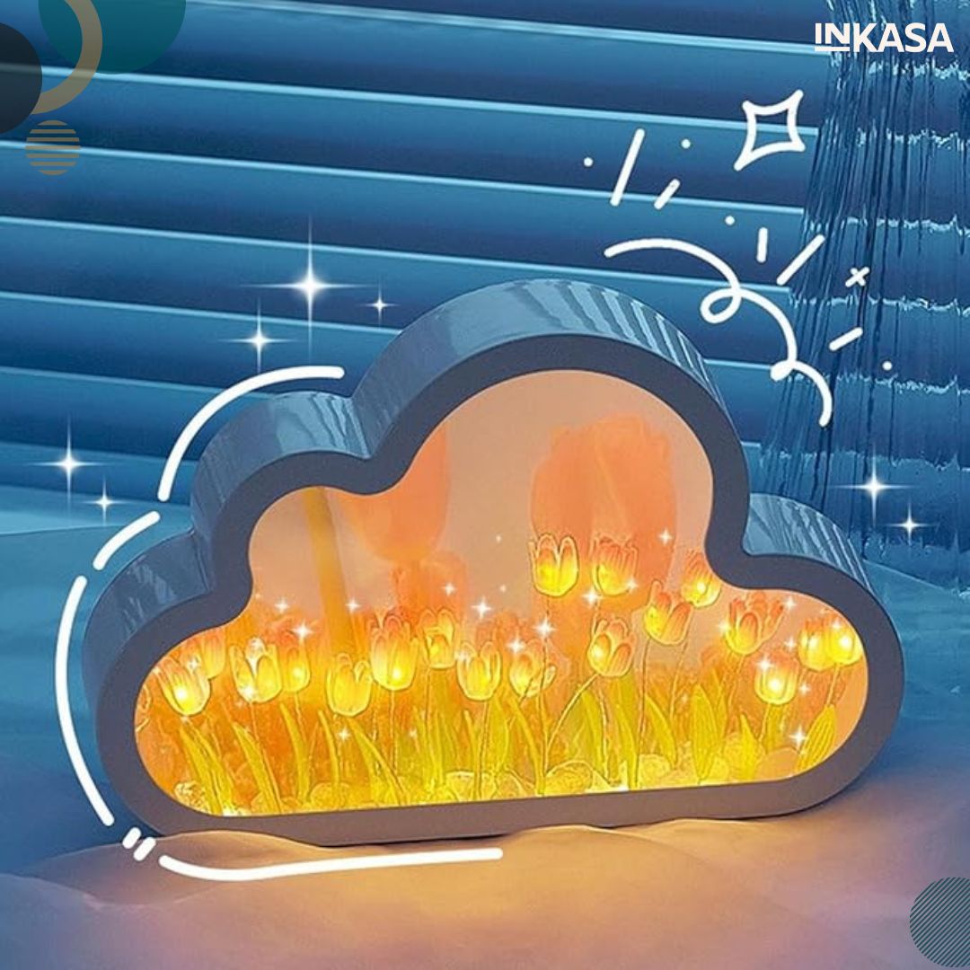 Lámpara nube espejo de Tulipán