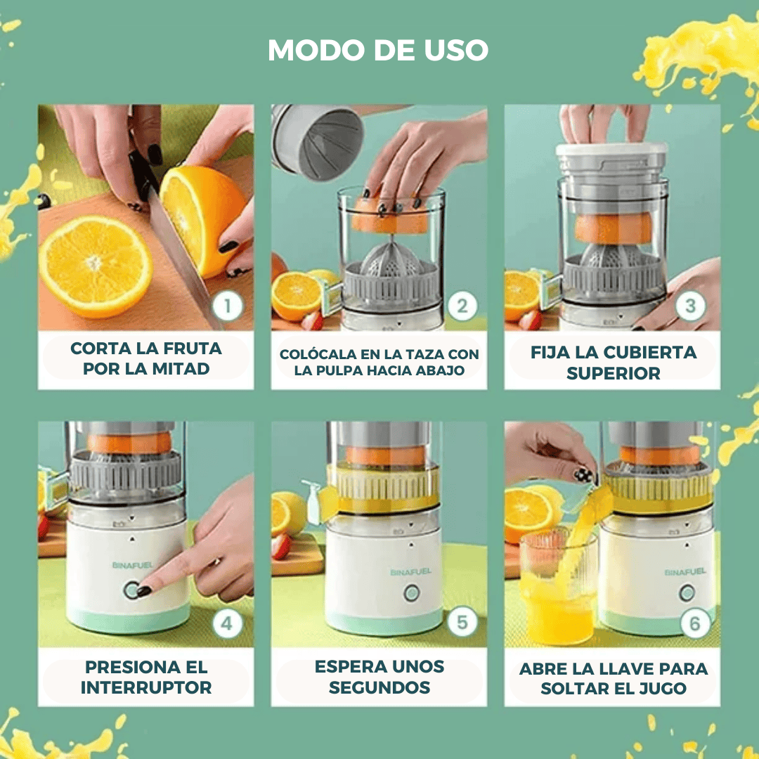 Exprimidor Inalámbrico Para El Hogar