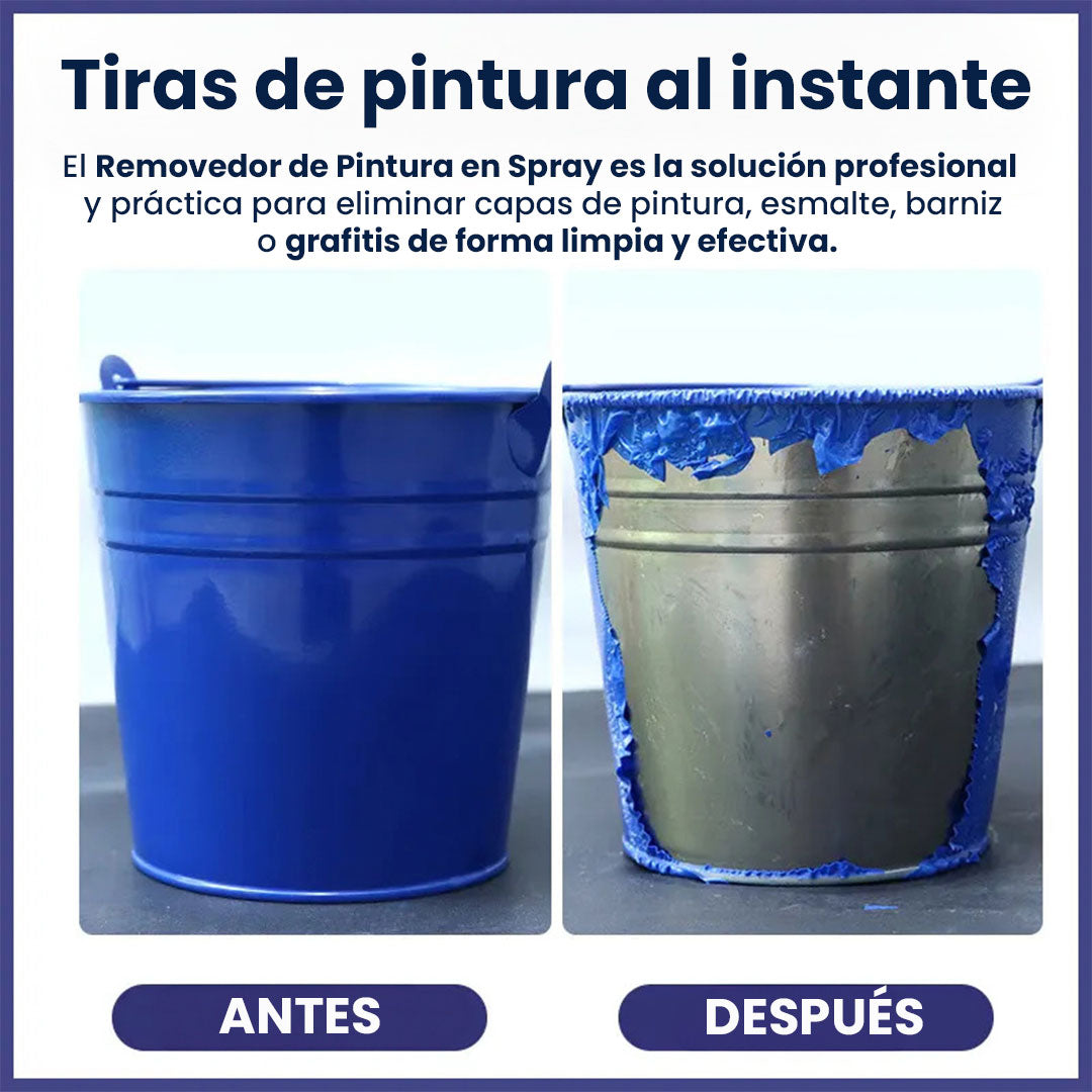 Removedor de Pintura en Spray – Eliminación sin esfuerzo y sin dañar la superficie🧰😎