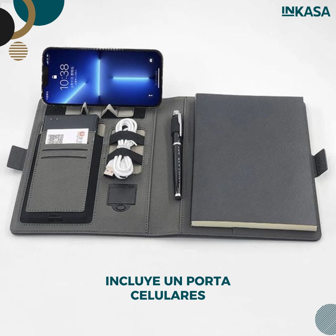 Agenda inteligente con cargador