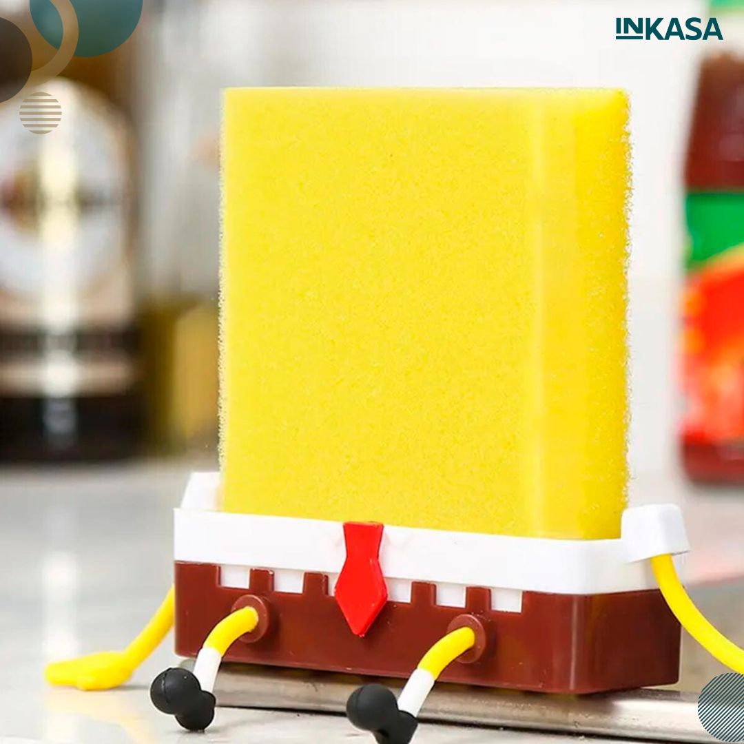 Soporte para esponjas motivo Bob Esponja 2 unds