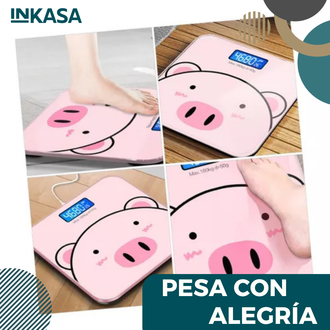 Bascula De Baño Cerdito