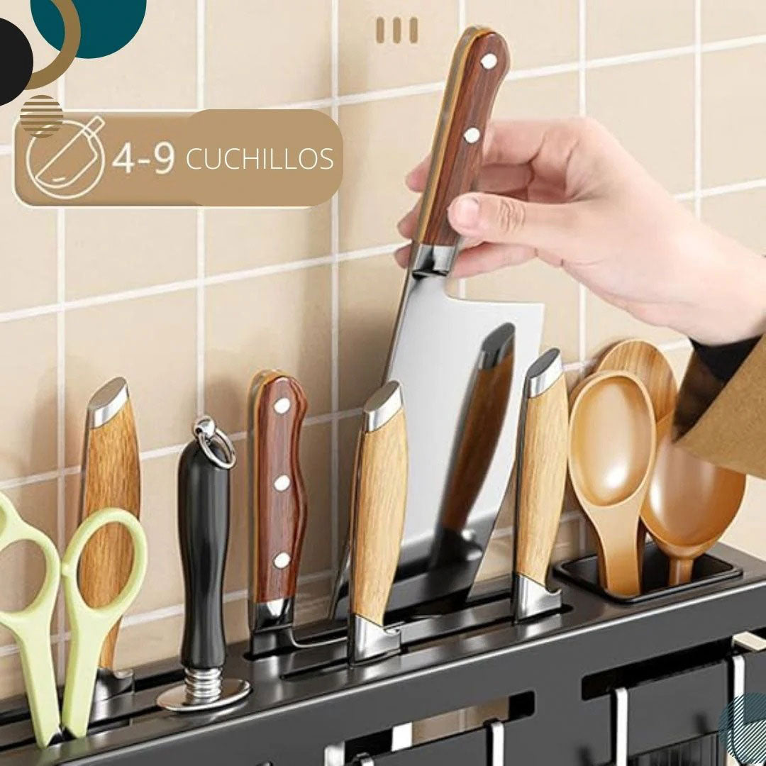 ORGANIZADOR MULTIFUNCIONAL 60 CM PARA COCINA🍳🔪