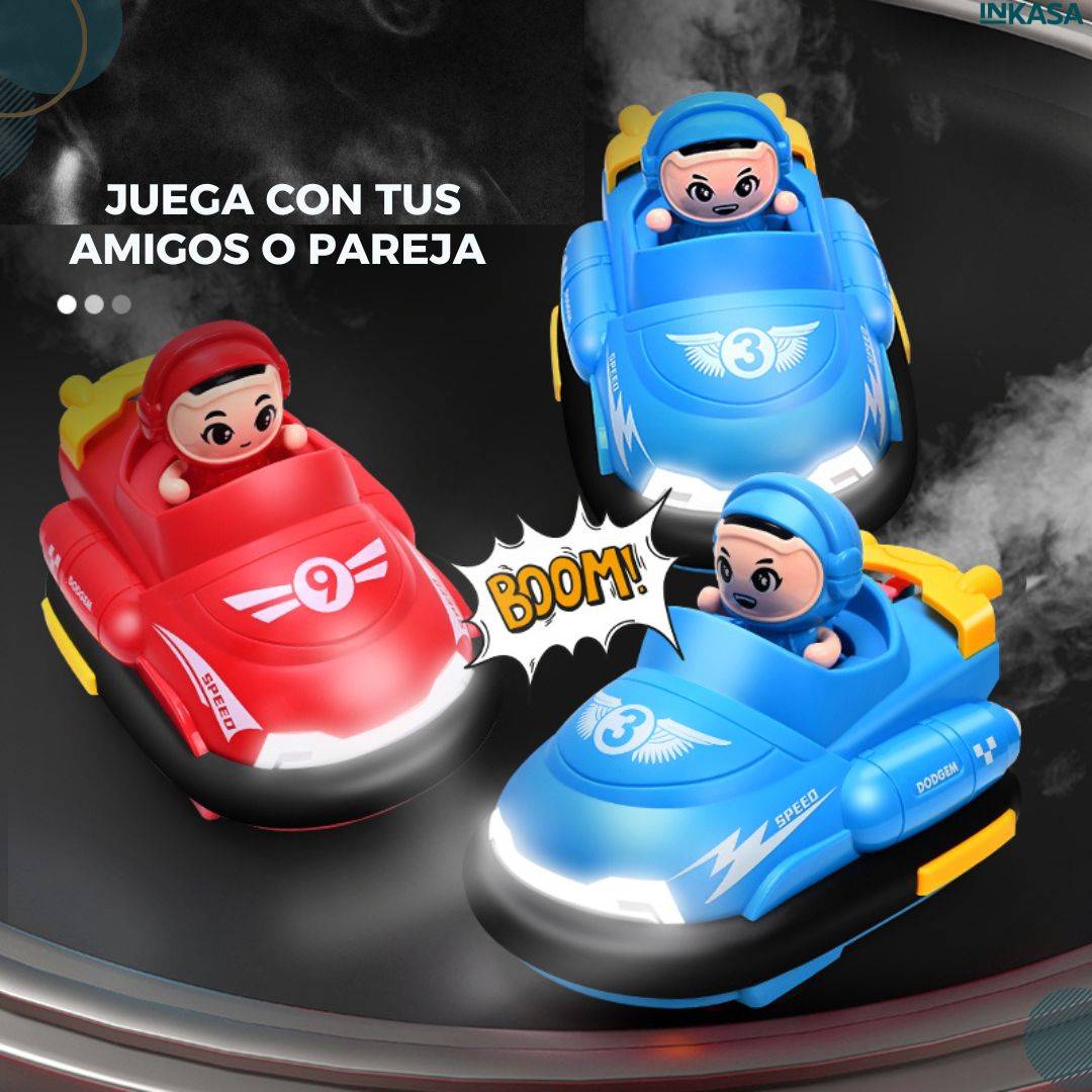 Carros chocones a control remoto