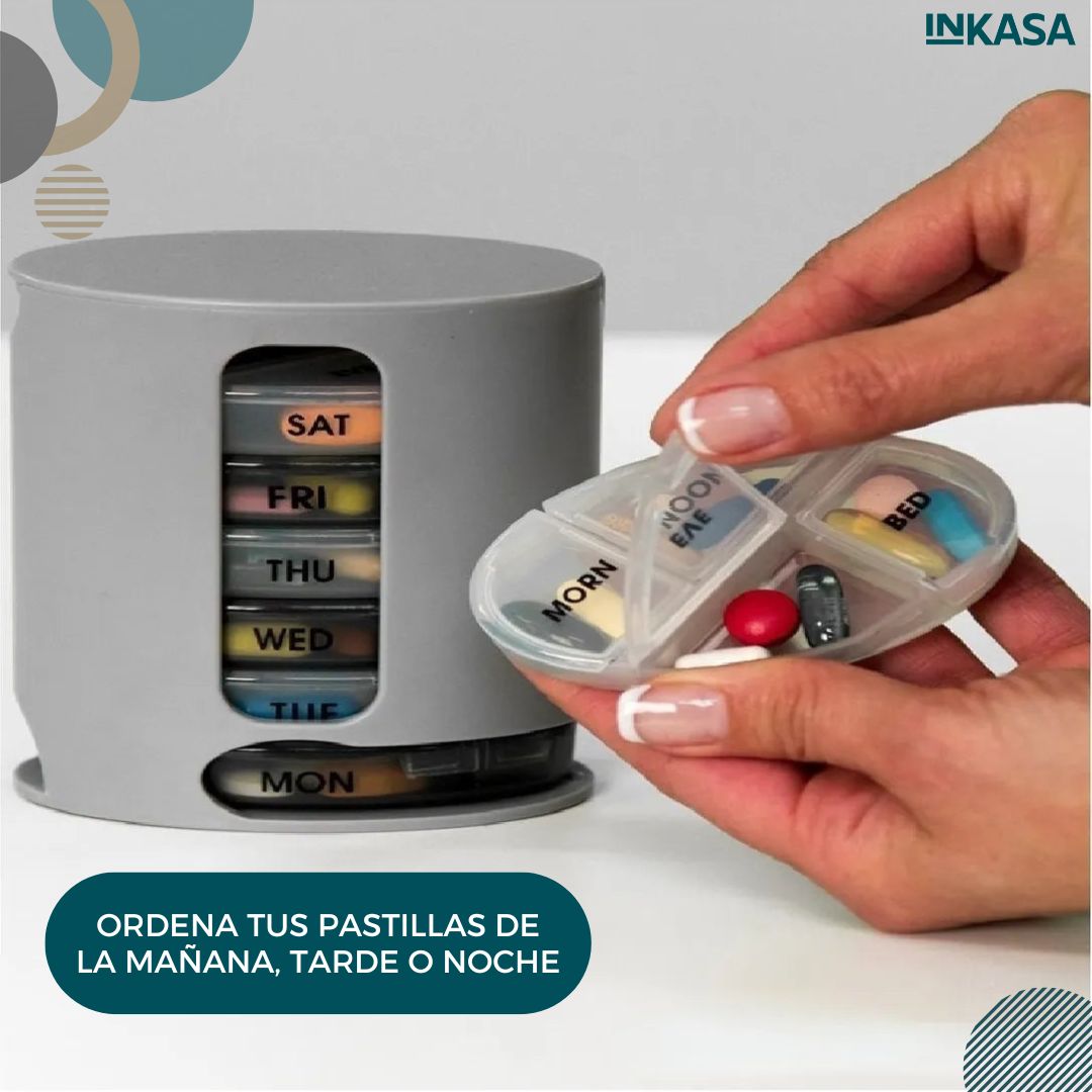 Pastillero Organizador de Medicina Pill Pro