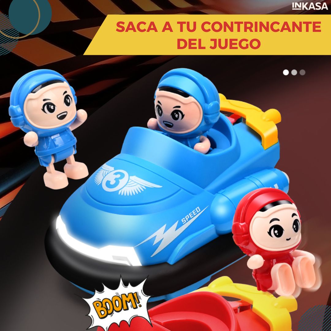 Carros chocones a control remoto