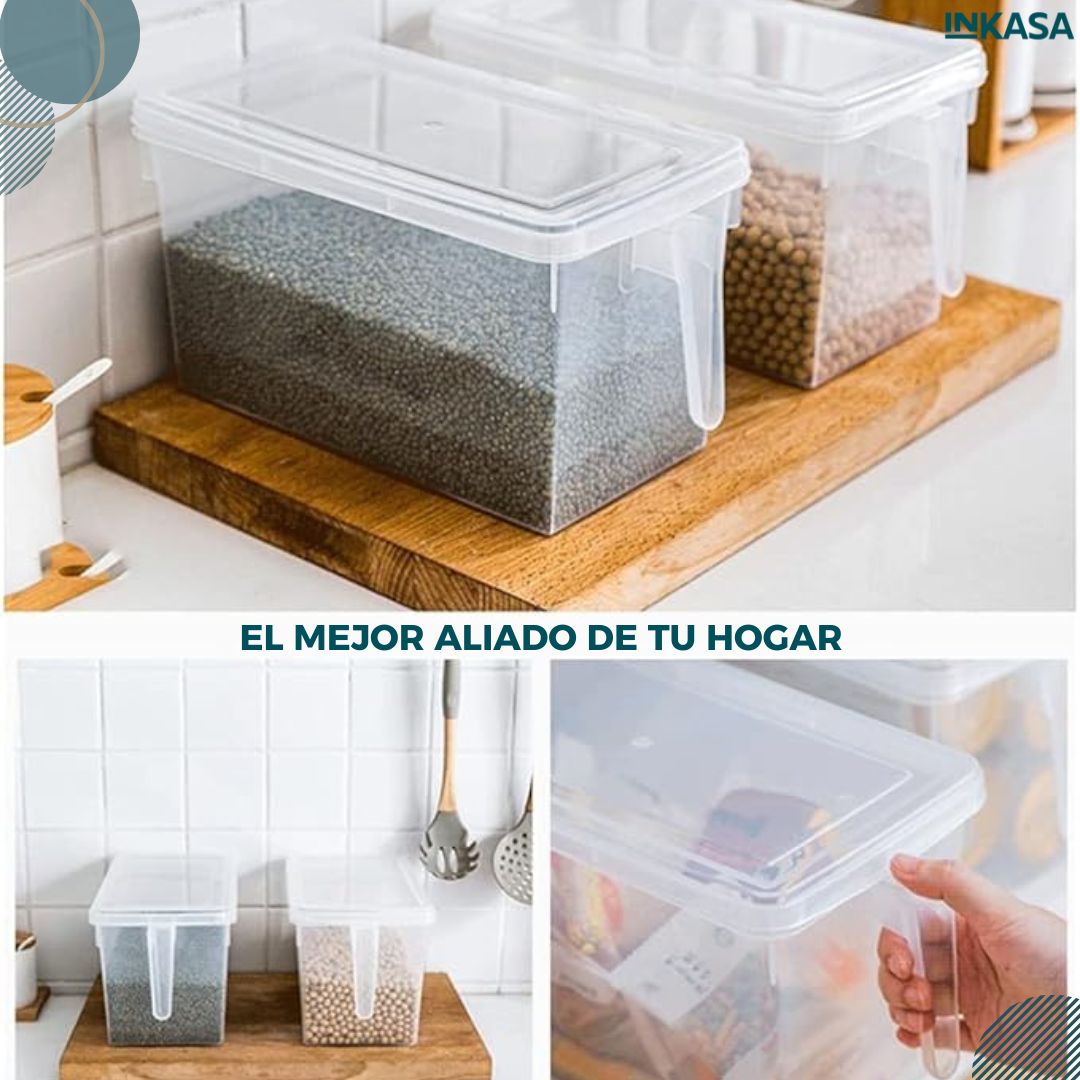 Organizadores con tapa x 3 unds