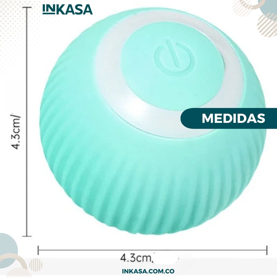 Pelota Inteligente para mascotas recargable 2X1