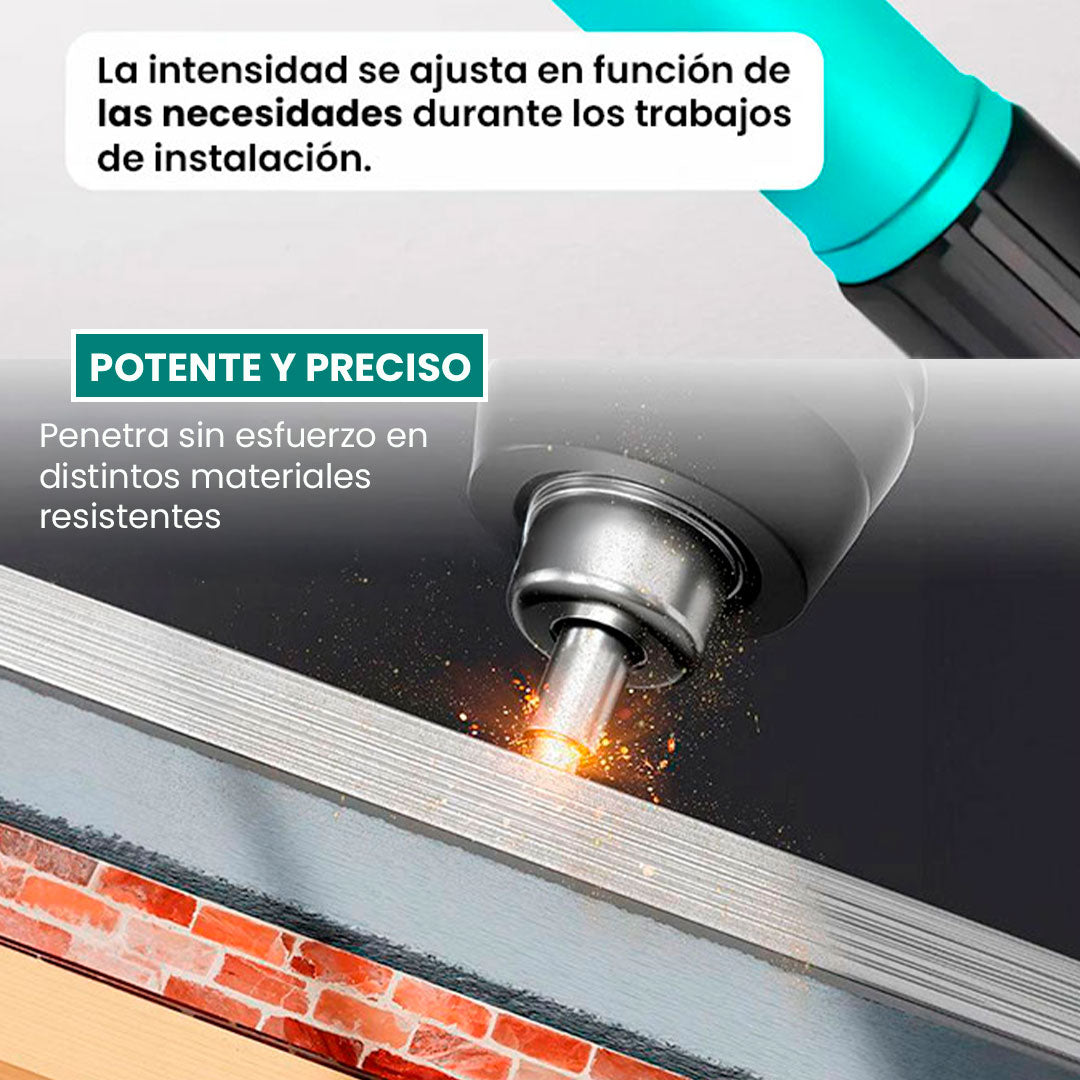 FixPro Impact – Pistola Manual de Clavos para Fijación en Pared, Concreto y Acero🧰🔨