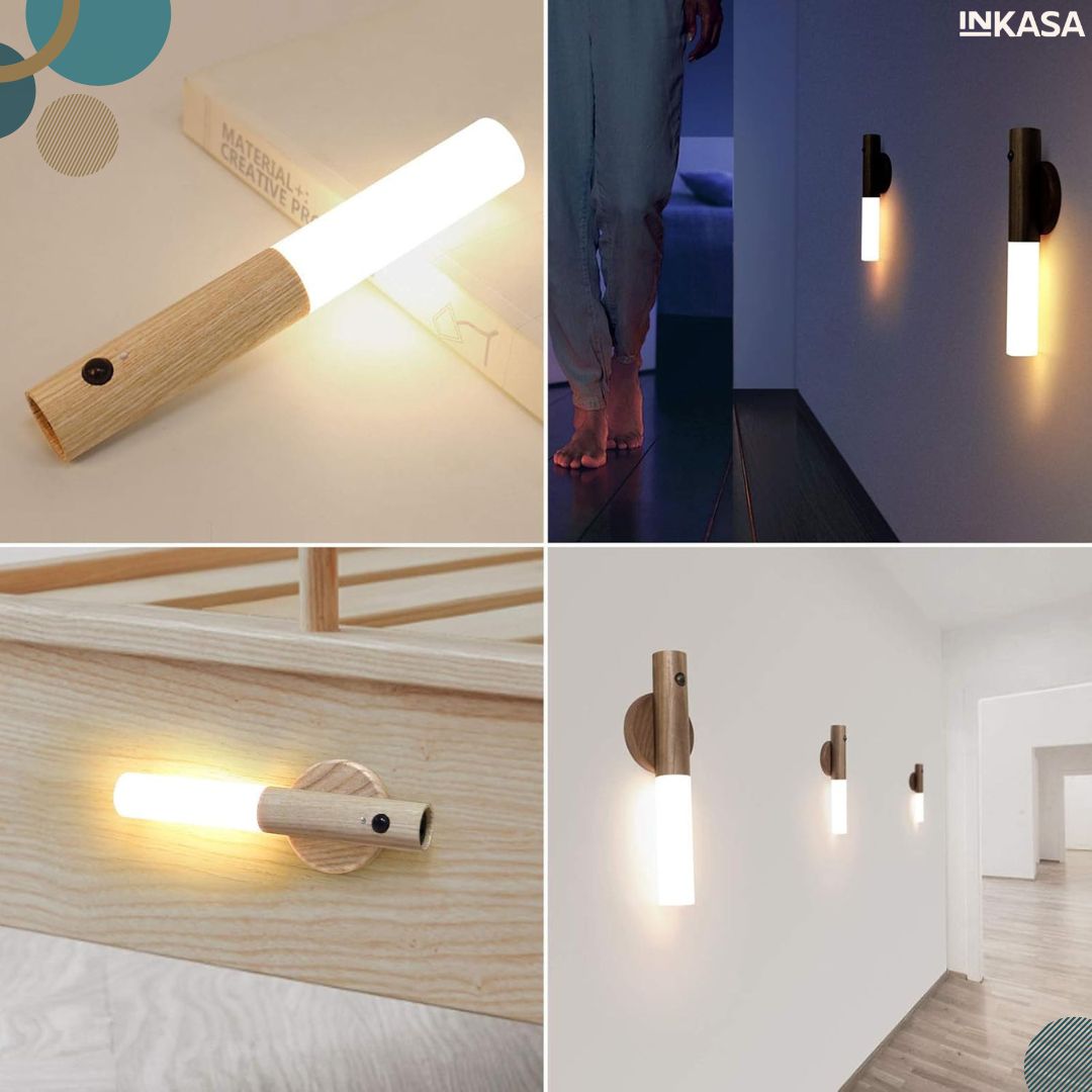 Lámpara led recargable con sensor