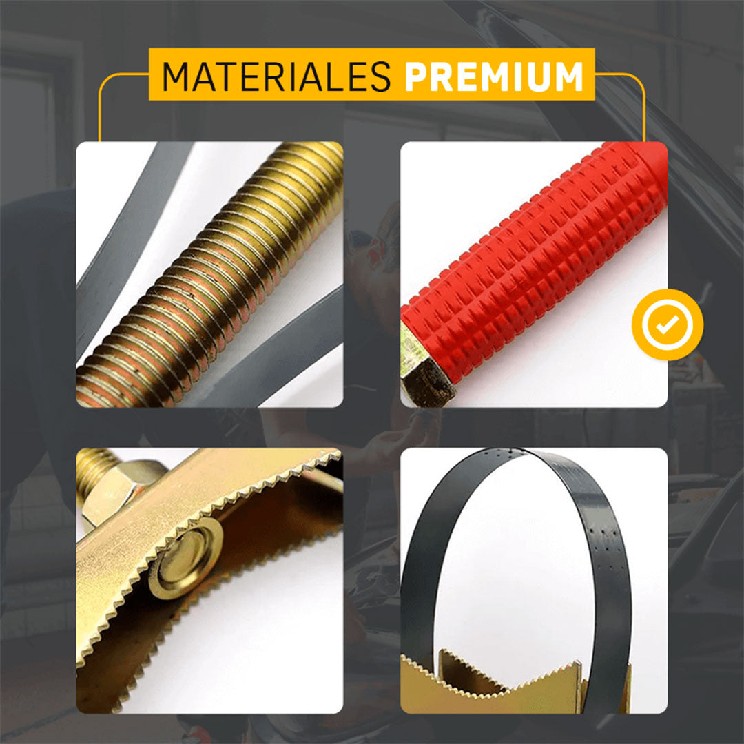 SteelGrip X – Llave de Correa de Acero Ajustable para Filtro de Aceite (60–120 mm)🧰