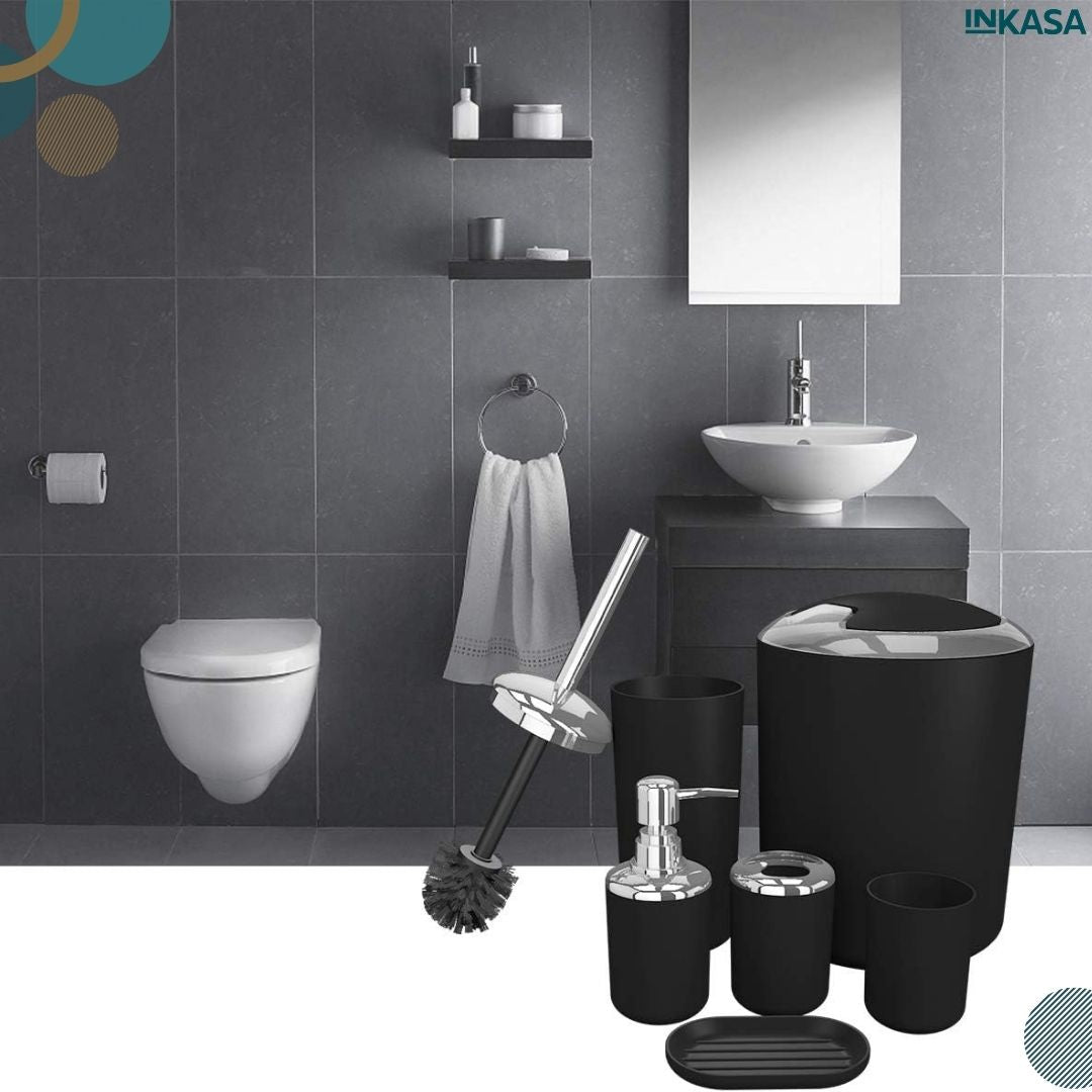 Accesorios para baño x 6 unds