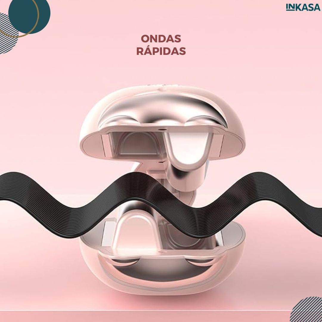 Rizadora ondas de sirena diseño gatito