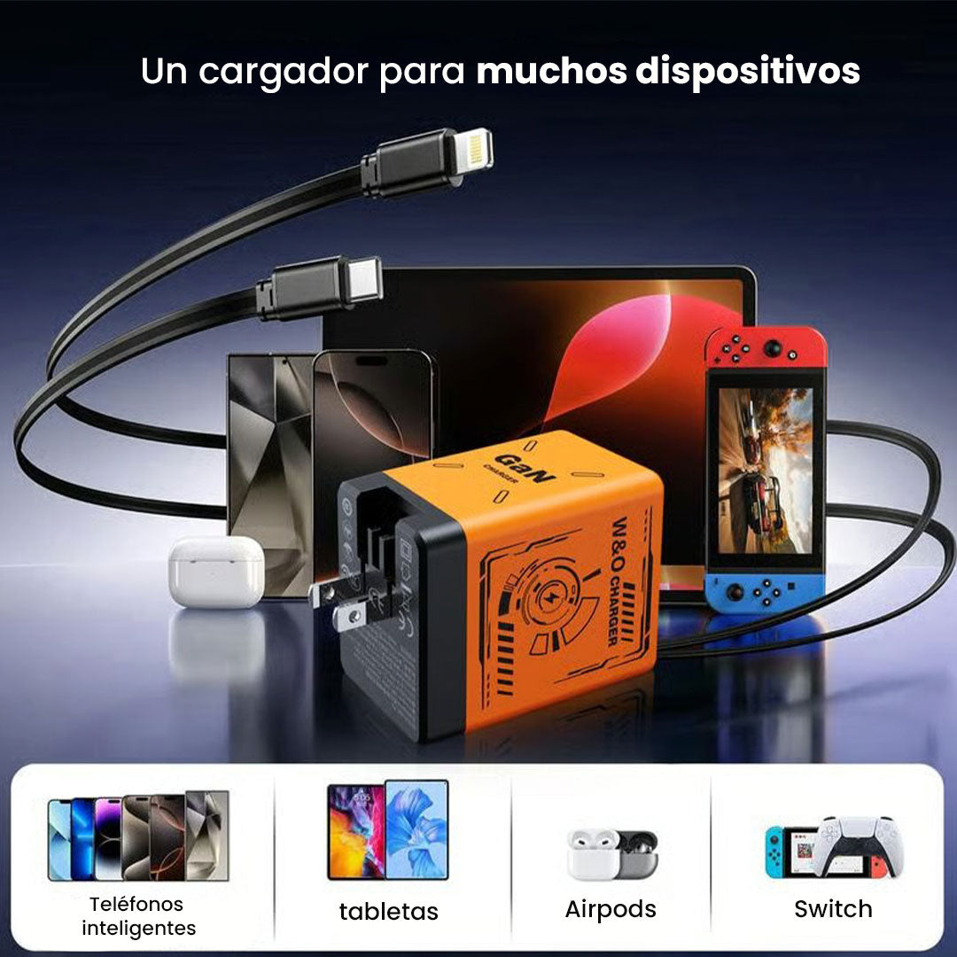 ⚡ Cargador Rápido GaN de 20 W – Ultra Potencia, Ultra Portátil, Ultra Inteligente