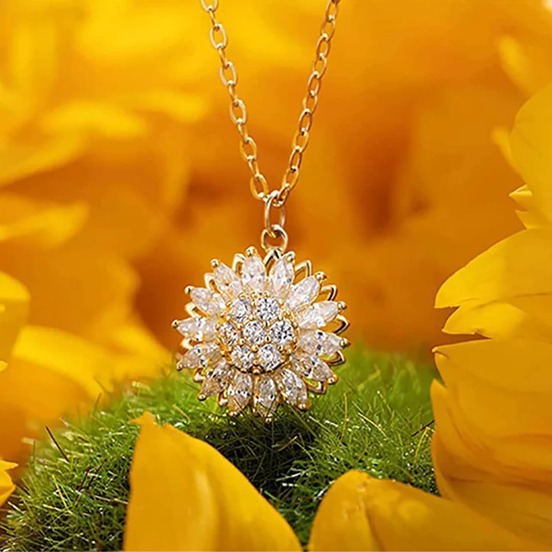 Collar Giratorio de Girasol