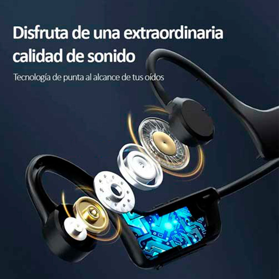 🦻🤩AUDIFONOS DE CONDUCCIÓN OSEA: Sin cables, sin molestias y sin perder el contacto con el entorno.