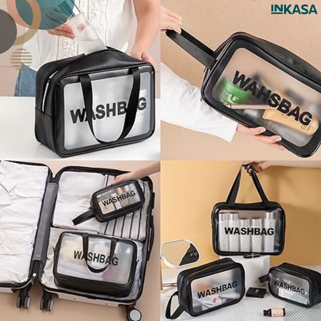 Set x 3 cosmetiqueras Washbag