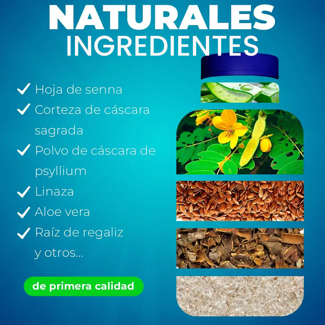 15 Day Cleanse - Detox Avanzado con extractos naturales (30 cápsulas x tarro)🍃