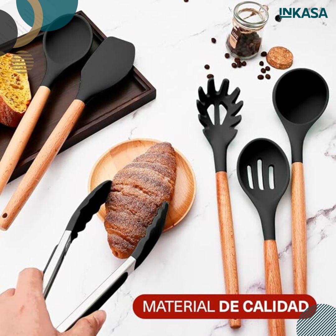Set x 11 utensilios de cocina