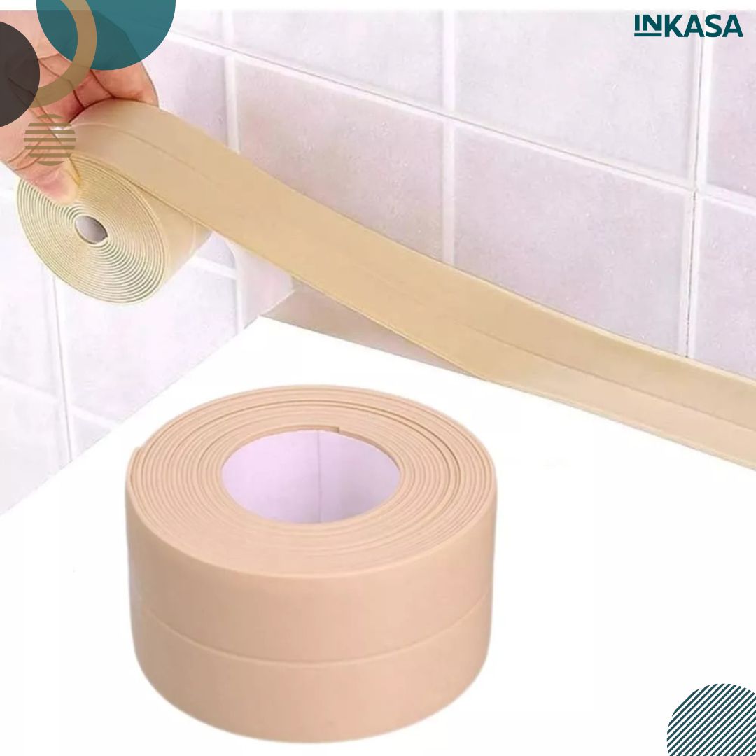 Cinta selladora para humedad 3.2mt X 2 unds Rosada