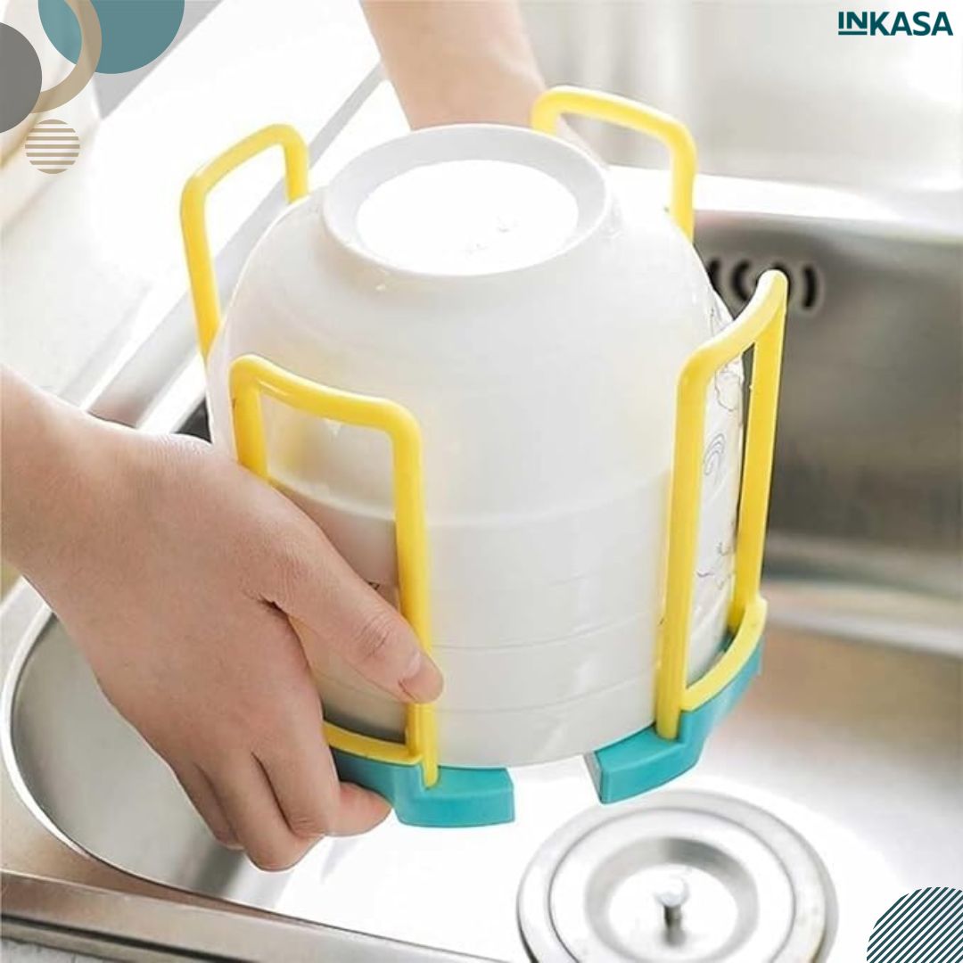 Organizador escurridor de platos expandible x 2 unds