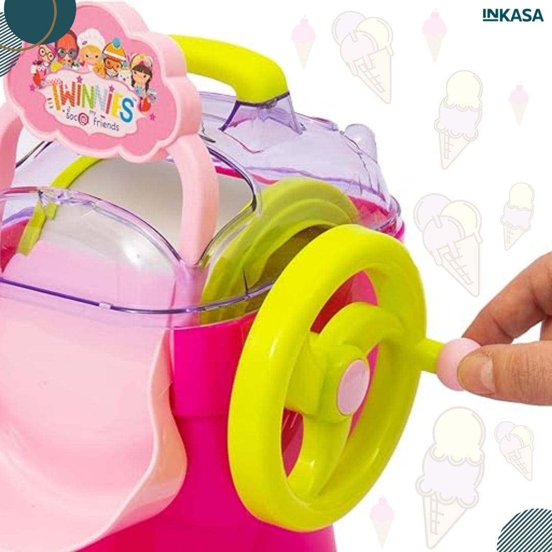 Maquina real para hacer helados