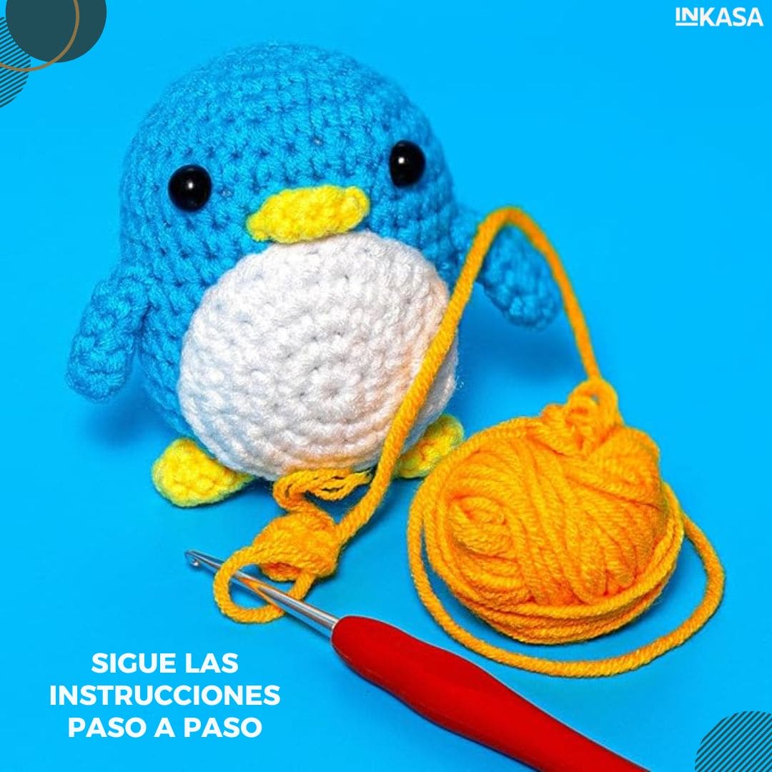 Kit de crochet pingüino