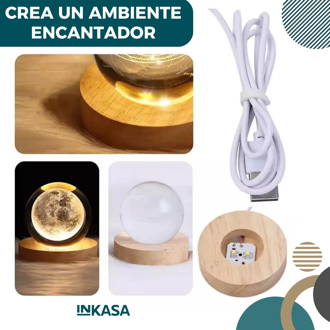 Esfera De Luces En Cristal