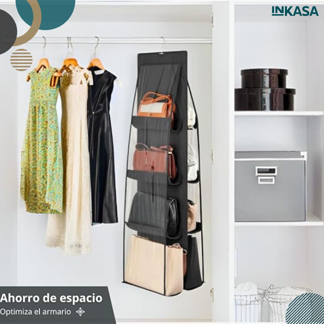 Organizador de bolsos para armario x 2 unds
