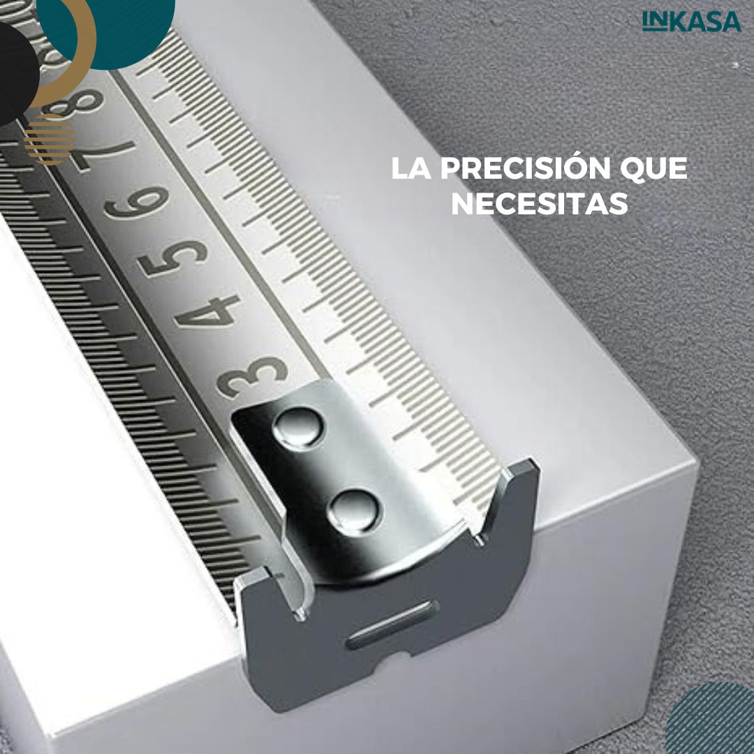 Cinta métrica de acero inoxidable 5 mts