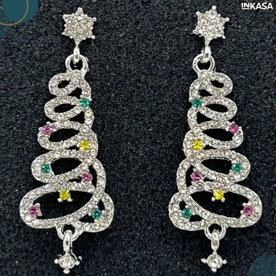 Aretes navideños