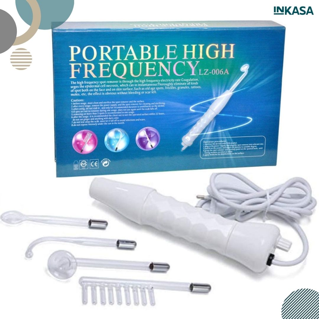 Masaje alta Frecuencia facial electrodos