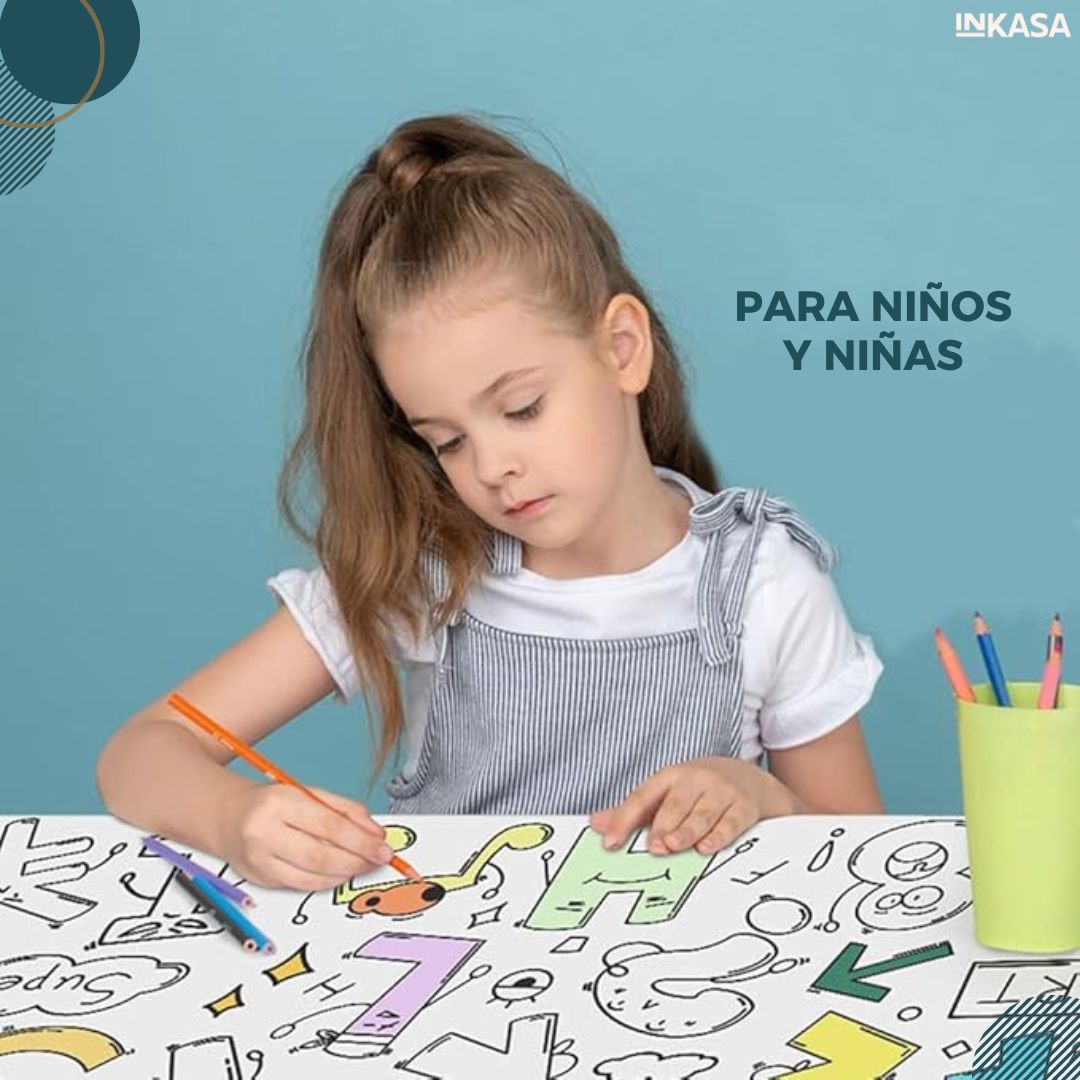 Rollos de papel adhesivo para colorear x 3 unds de 3 mts